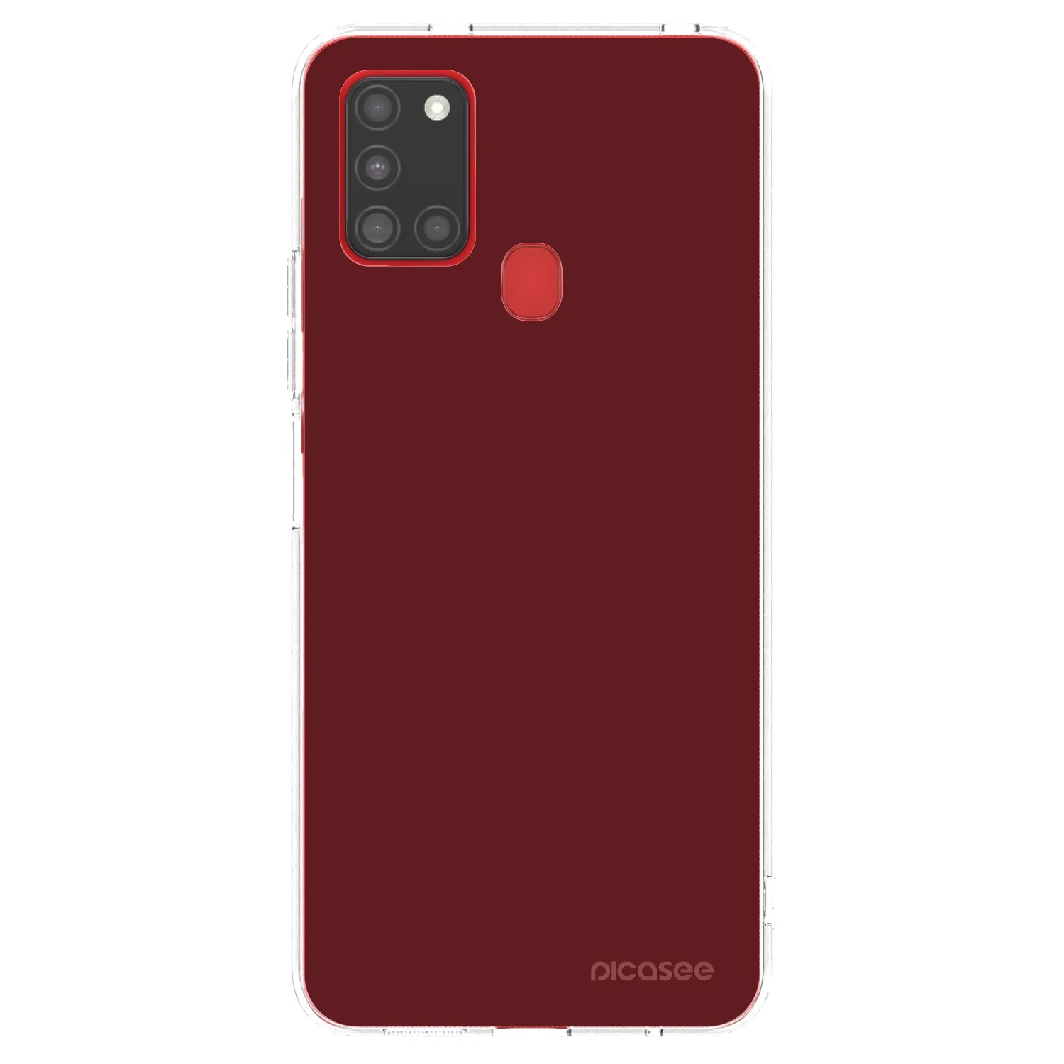 Picasee husă transparentă din silicon pentru Samsung Galaxy A21s - Red Bliss