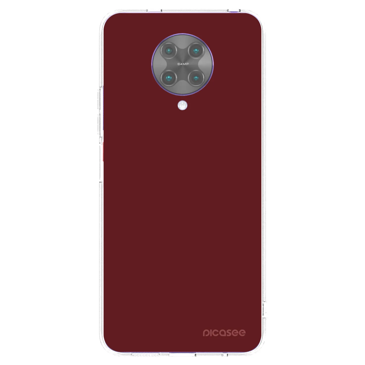 Picasee husă transparentă din silicon pentru Xiaomi Poco F2 Pro - Red Bliss