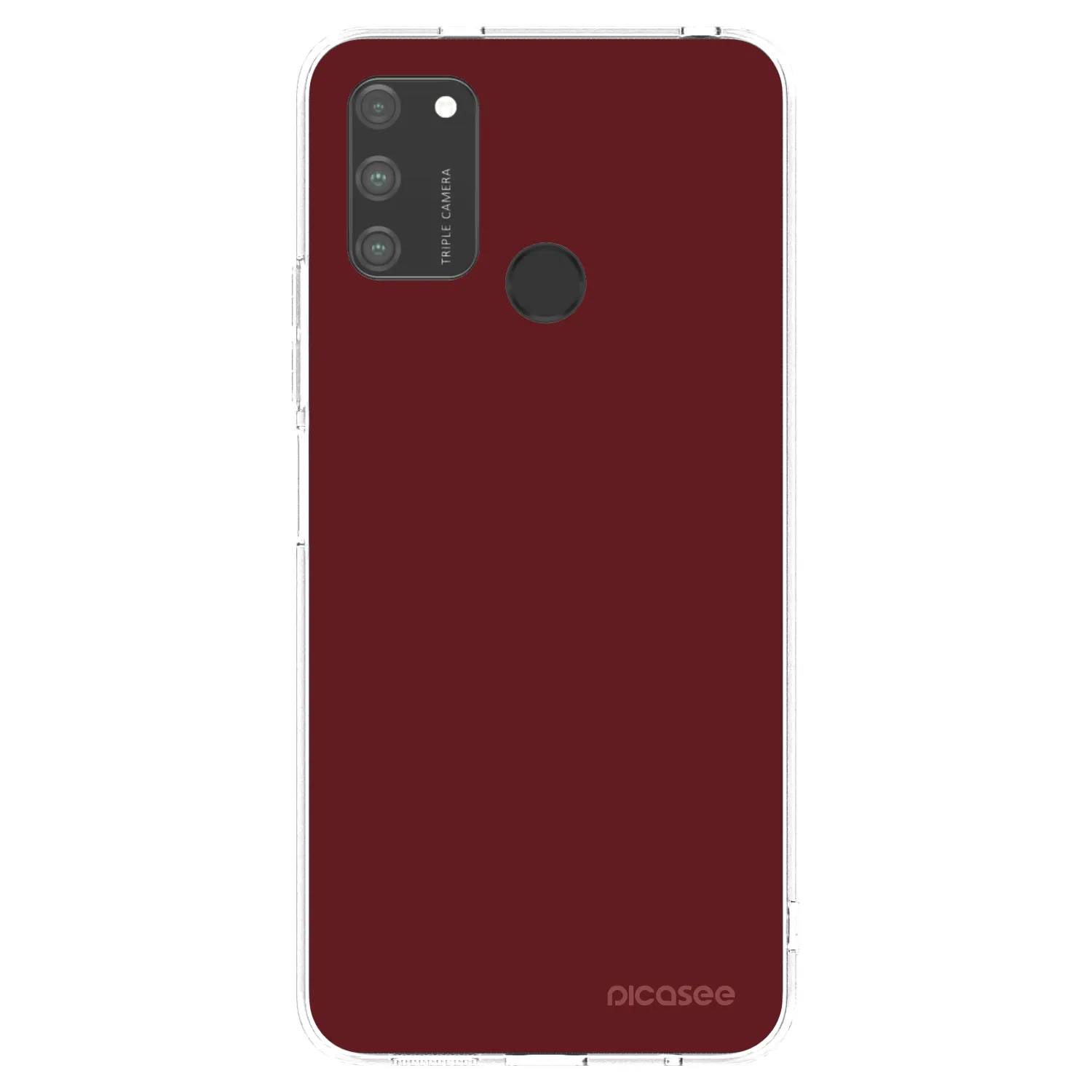 Picasee husă transparentă din silicon pentru Honor 9A - Red Bliss