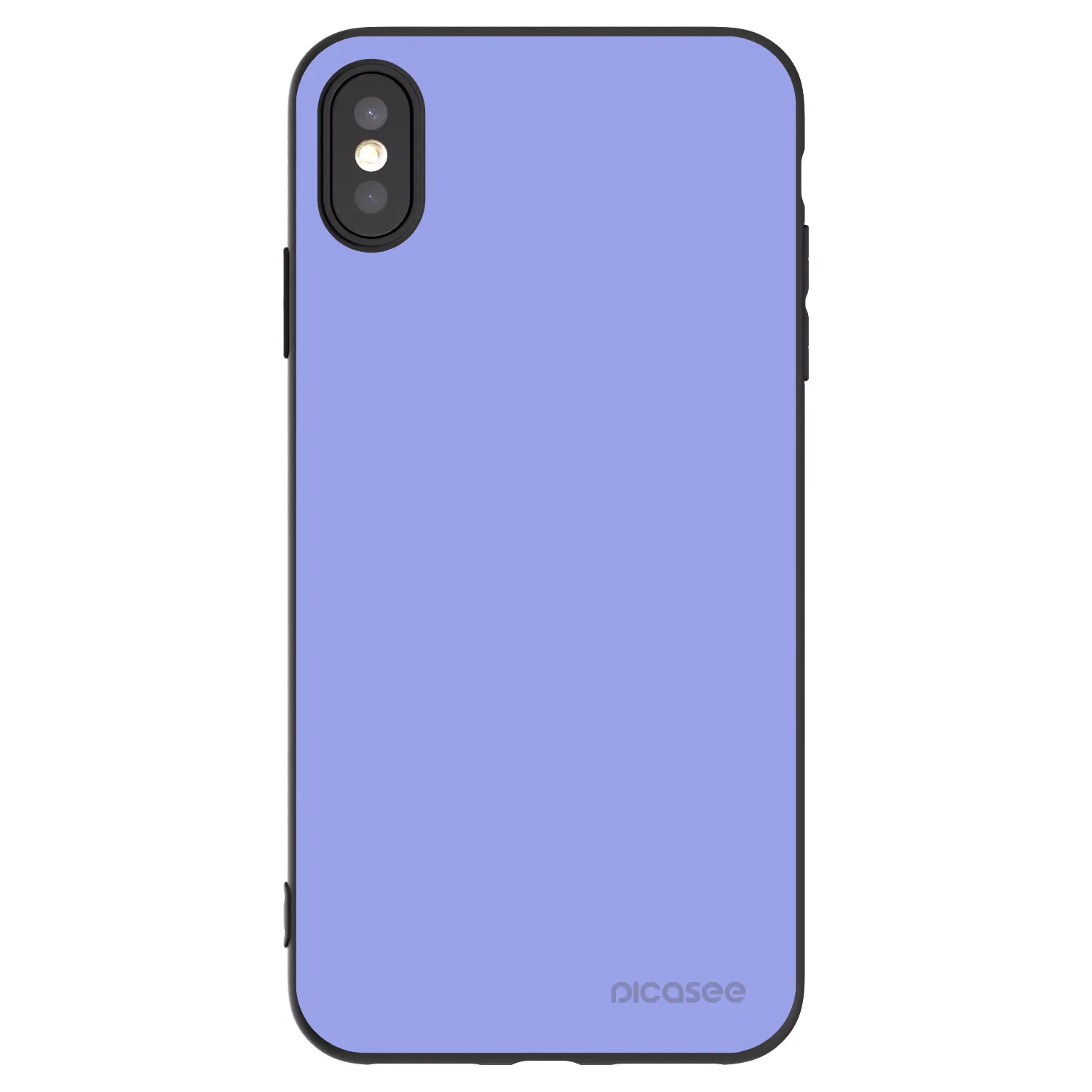 Picasee husă neagră din silicon pentru Apple iPhone XS Max - Sky Whisper