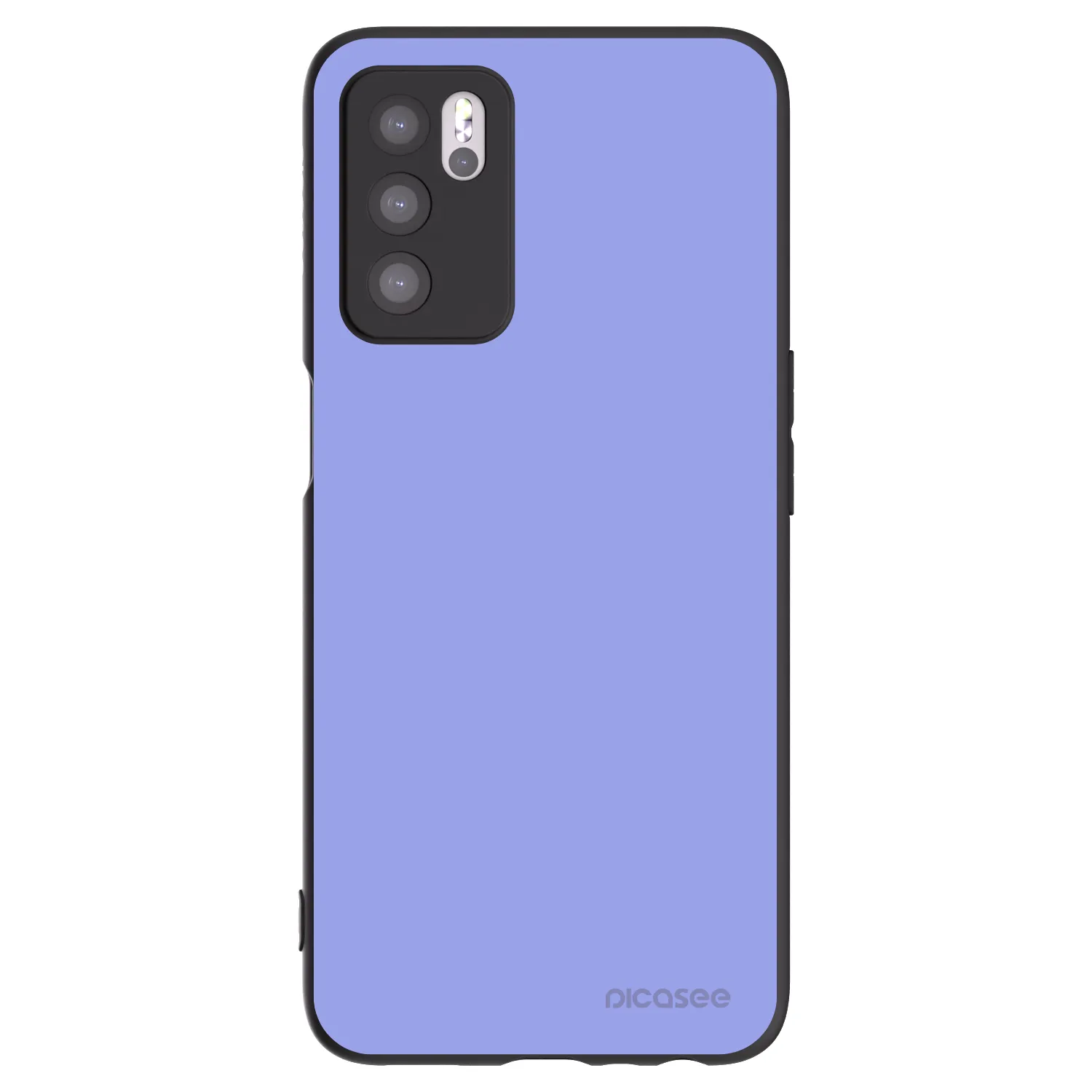 Picasee husă neagră din silicon pentru OPPO A16s - Sky Whisper
