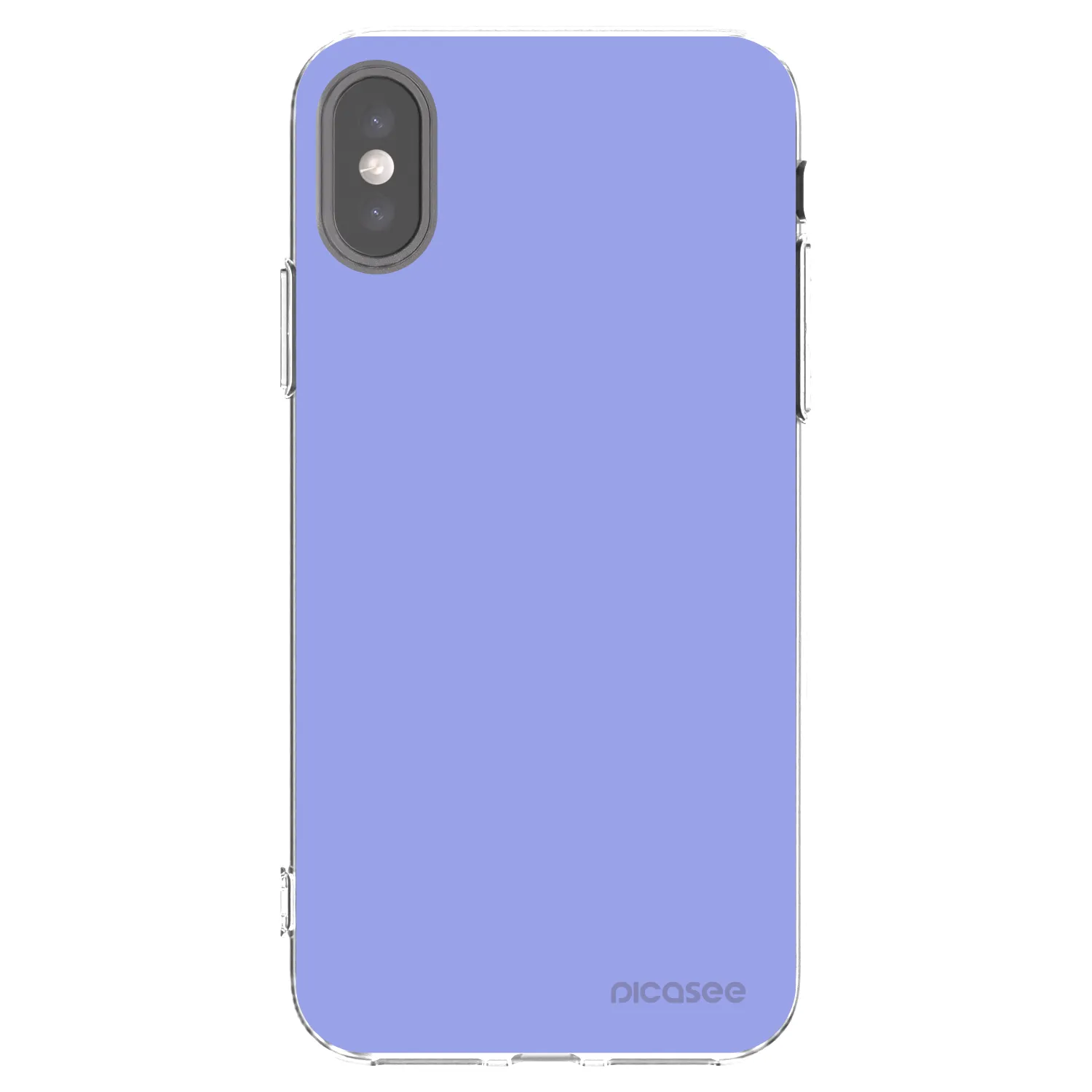 Picasee husă transparentă din silicon pentru Apple iPhone X/XS - Sky Whisper