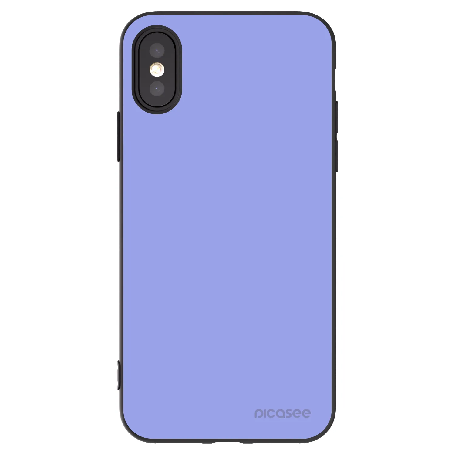 Picasee husă neagră din silicon pentru Apple iPhone X/XS - Sky Whisper