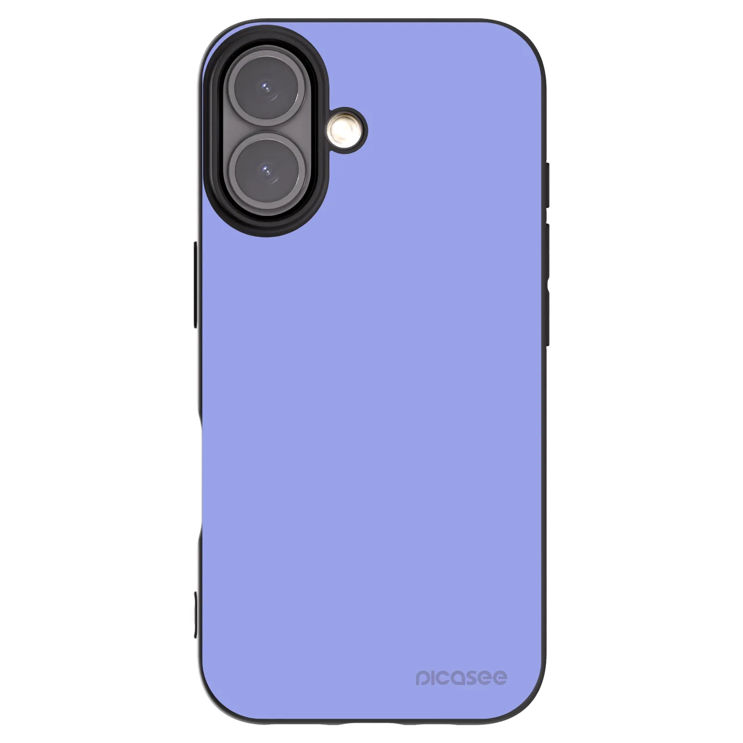 Picasee husă neagră din silicon pentru Apple iPhone 16 - Sky Whisper