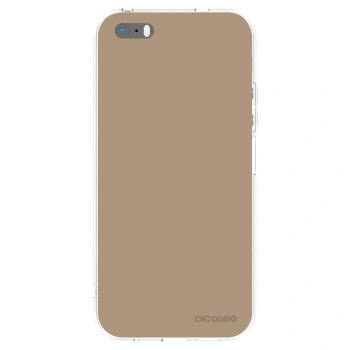 Picasee husă transparentă din silicon pentru Apple iPhone 5/5S/SE - Soft Sand