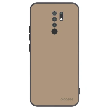 Picasee husă neagră din silicon pentru Xiaomi Redmi 9 - Soft Sand
