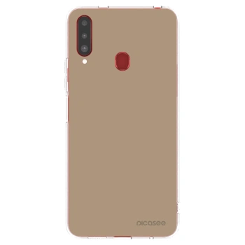 Picasee husă transparentă din silicon pentru Samsung Galaxy A20s - Soft Sand