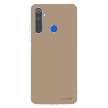 Picasee husă transparentă din silicon pentru Realme 5 - Soft Sand