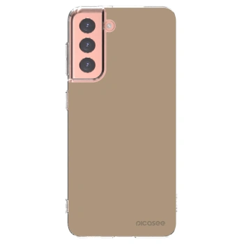 Picasee husă transparentă din silicon pentru Samsung Galaxy S21 5G G991B - Soft Sand