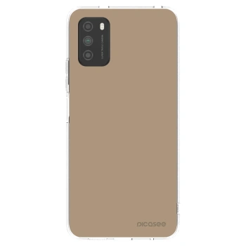 Picasee husă transparentă din silicon pentru Xiaomi Poco M3 - Soft Sand