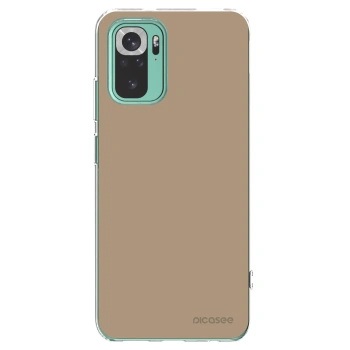 Picasee husă transparentă din silicon pentru Xiaomi Redmi Note 10 Pro - Soft Sand