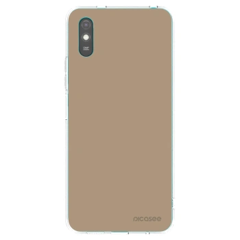 Picasee husă transparentă din silicon pentru Xiaomi Redmi 9AT - Soft Sand