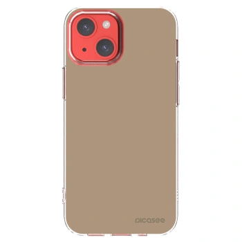 Picasee husă transparentă din silicon pentru Apple iPhone 13 mini - Soft Sand
