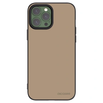 Picasee husă neagră din silicon pentru Apple iPhone 13 Pro Max - Soft Sand