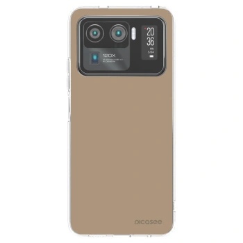 Picasee husă transparentă din silicon pentru Xiaomi Mi 11 Ultra - Soft Sand