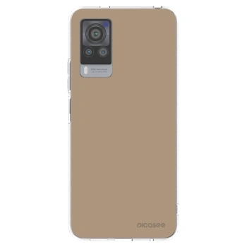 Picasee husă transparentă din silicon pentru Vivo X60 Pro 5G - Soft Sand