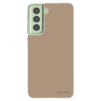 Picasee husă transparentă din silicon pentru Samsung Galaxy S21 FE 5G - Soft Sand