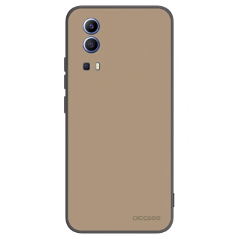 Picasee husă neagră din silicon pentru Vivo Y52 5G - Soft Sand