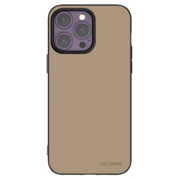Picasee husă neagră din silicon pentru Apple iPhone 14 Pro Max - Soft Sand