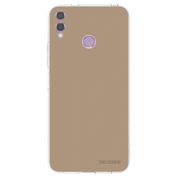 Picasee husă transparentă din silicon pentru Honor 8X - Soft Sand