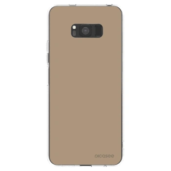 Picasee husă transparentă din silicon pentru Samsung Galaxy S8 G950F - Soft Sand