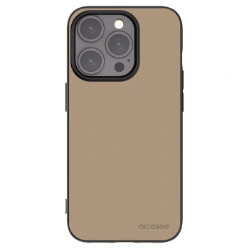 Picasee husă neagră din silicon pentru Apple iPhone 15 Pro - Soft Sand