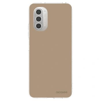 Picasee husă transparentă din silicon pentru Motorola Moto G51 - Soft Sand