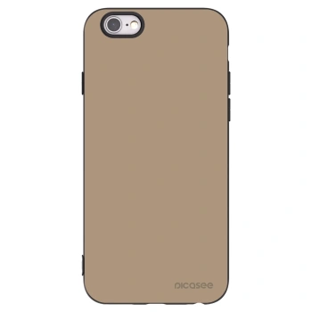 Picasee husă neagră din silicon pentru Apple iPhone 6/6S - Soft Sand