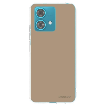 Picasee husă transparentă din silicon pentru Motorola Edge 40 Neo - Soft Sand