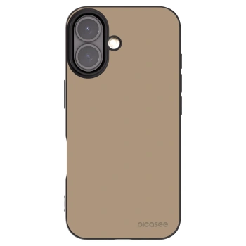Picasee husă neagră din silicon pentru Apple iPhone 16 - Soft Sand