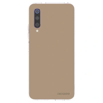 Picasee husă transparentă din silicon pentru Xiaomi Mi 9 - Soft Sand