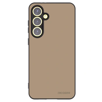 Picasee husă neagră din silicon pentru Samsung Galaxy S24 FE S721B - Soft Sand