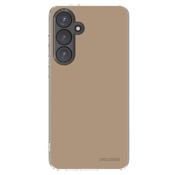 Picasee husă transparentă din silicon pentru Samsung Galaxy S24 FE S721B - Soft Sand