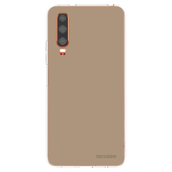 Picasee husă transparentă din silicon pentru Huawei P30 - Soft Sand
