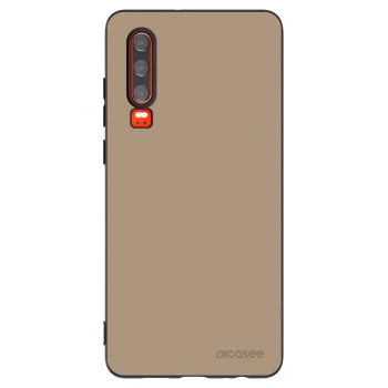 Picasee husă neagră din silicon pentru Huawei P30 - Soft Sand