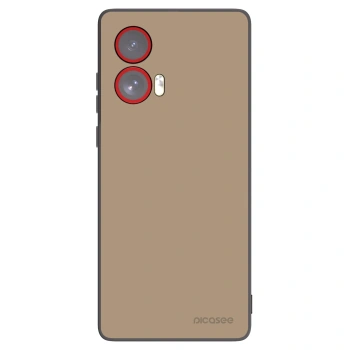 Picasee husă neagră din silicon pentru Motorola Edge 50 Fusion - Soft Sand