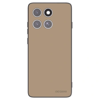 Picasee husă neagră din silicon pentru Motorola Edge 60 Fusion - Soft Sand