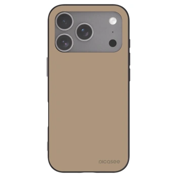 Picasee husă neagră din silicon pentru Apple iPhone 18 Pro - Soft Sand