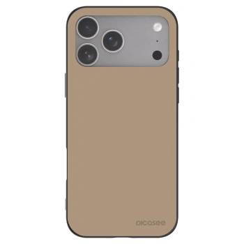 Picasee husă neagră din silicon pentru Apple iPhone 18 Pro Max - Soft Sand