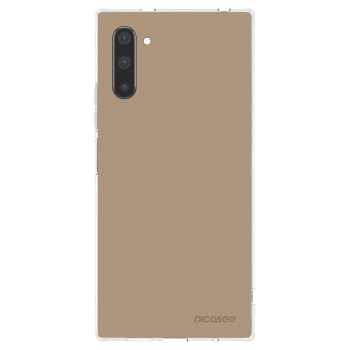 Picasee husă transparentă din silicon pentru Samsung Galaxy Note 10 N970F - Soft Sand