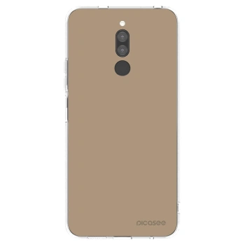 Picasee husă transparentă din silicon pentru Xiaomi Redmi 8 - Soft Sand