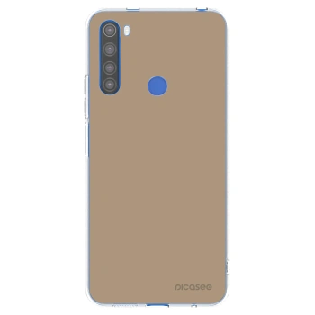 Picasee husă transparentă din silicon pentru Xiaomi Redmi Note 8T - Soft Sand