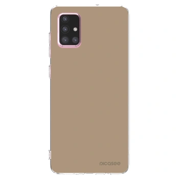 Picasee husă transparentă din silicon pentru Samsung Galaxy A71 A715F - Soft Sand