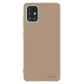 Picasee husă transparentă din silicon pentru Samsung Galaxy A51 A515F - Soft Sand