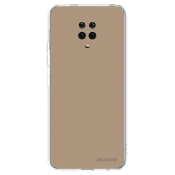 Picasee husă transparentă din silicon pentru Xiaomi Redmi Note 9 Pro - Soft Sand