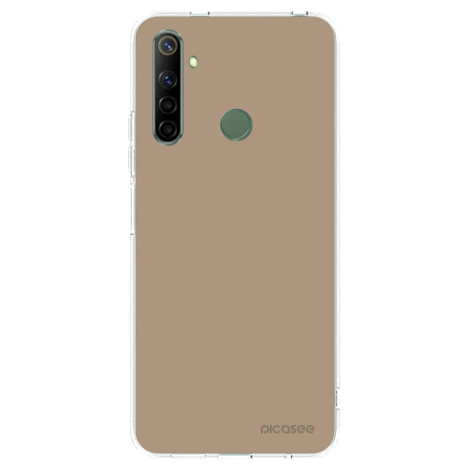 Picasee husă transparentă din silicon pentru Realme 6i - Soft Sand