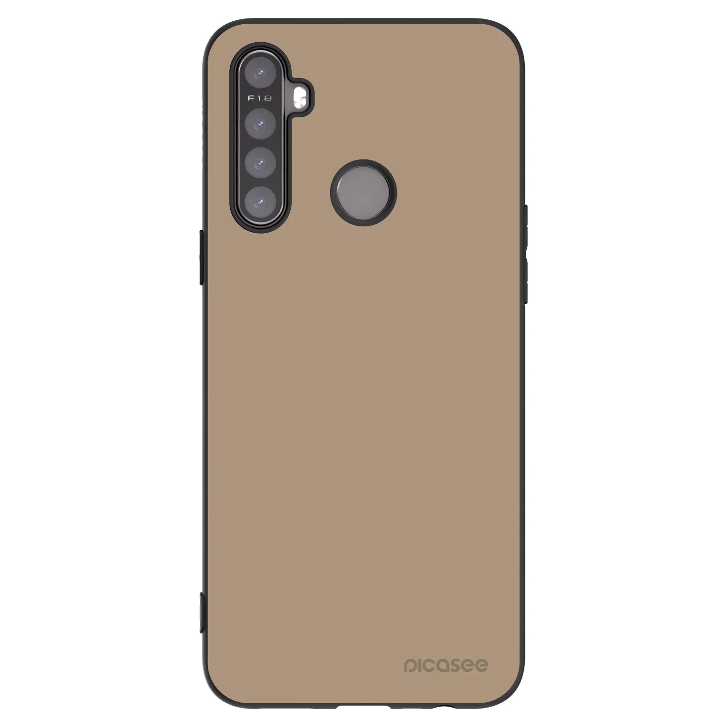 Picasee husă neagră din silicon pentru Realme 6i - Soft Sand