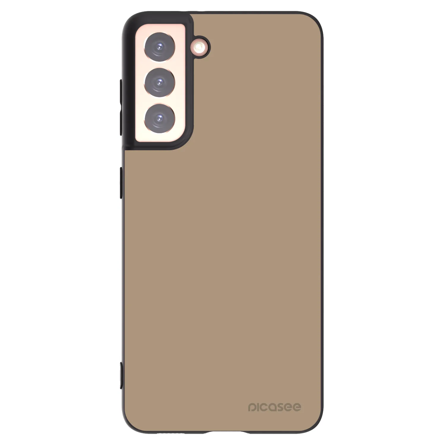 Picasee husă neagră din silicon pentru Samsung Galaxy S21 5G G991B - Soft Sand