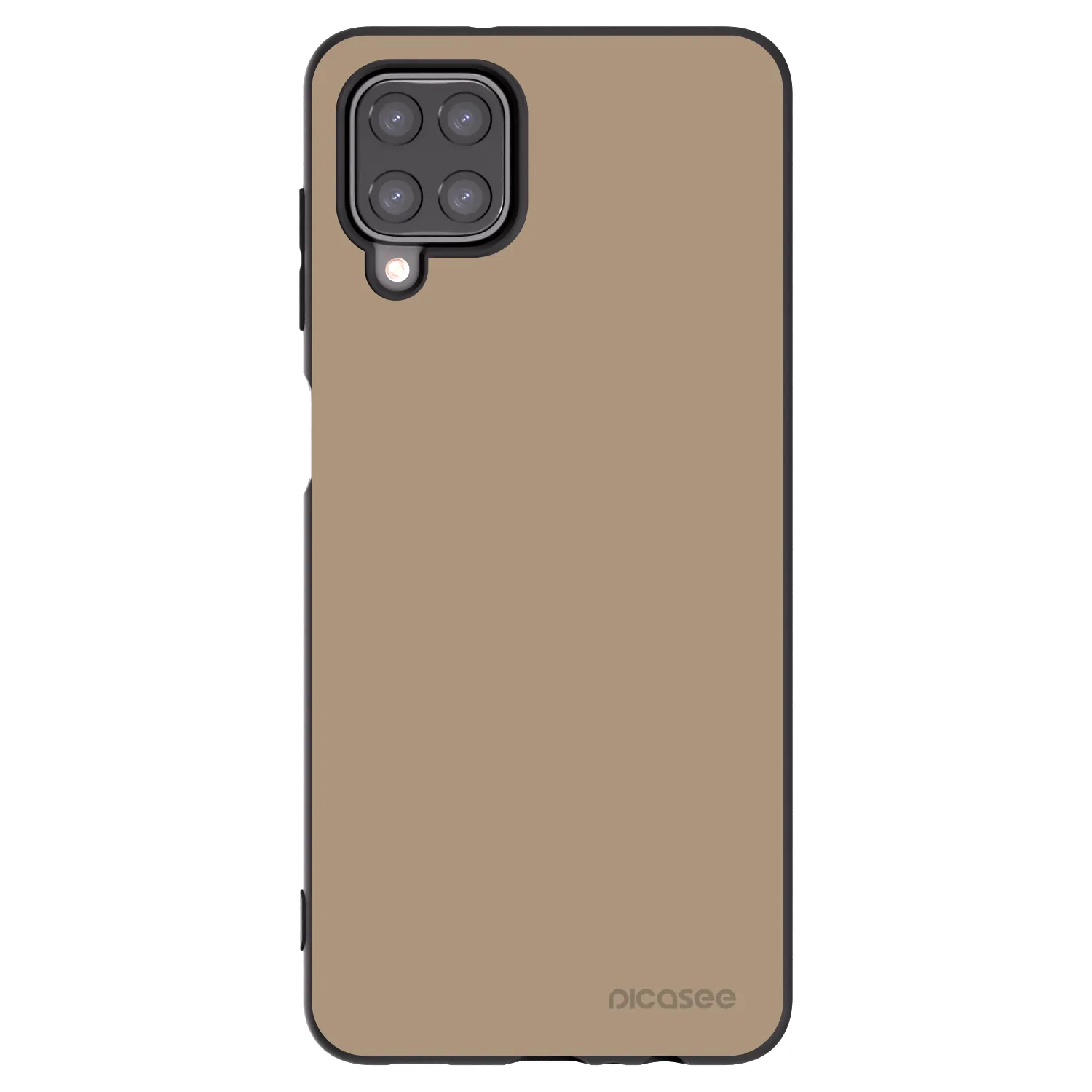 Picasee husă neagră din silicon pentru Samsung Galaxy A12 A125F - Soft Sand