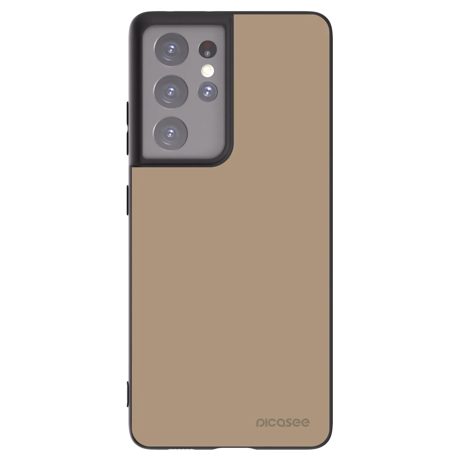 Picasee husă neagră din silicon pentru Samsung Galaxy S21 Ultra 5G G998B - Soft Sand